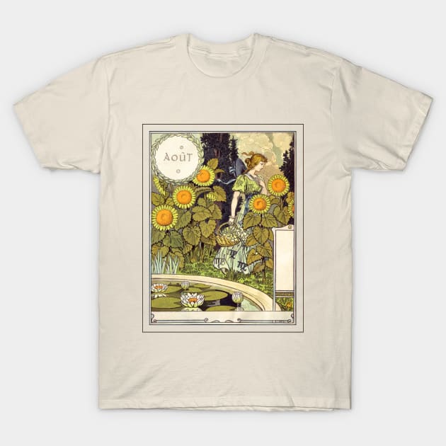 August - Belle Jardiniere T-Shirt by WAITE-SMITH VINTAGE ART